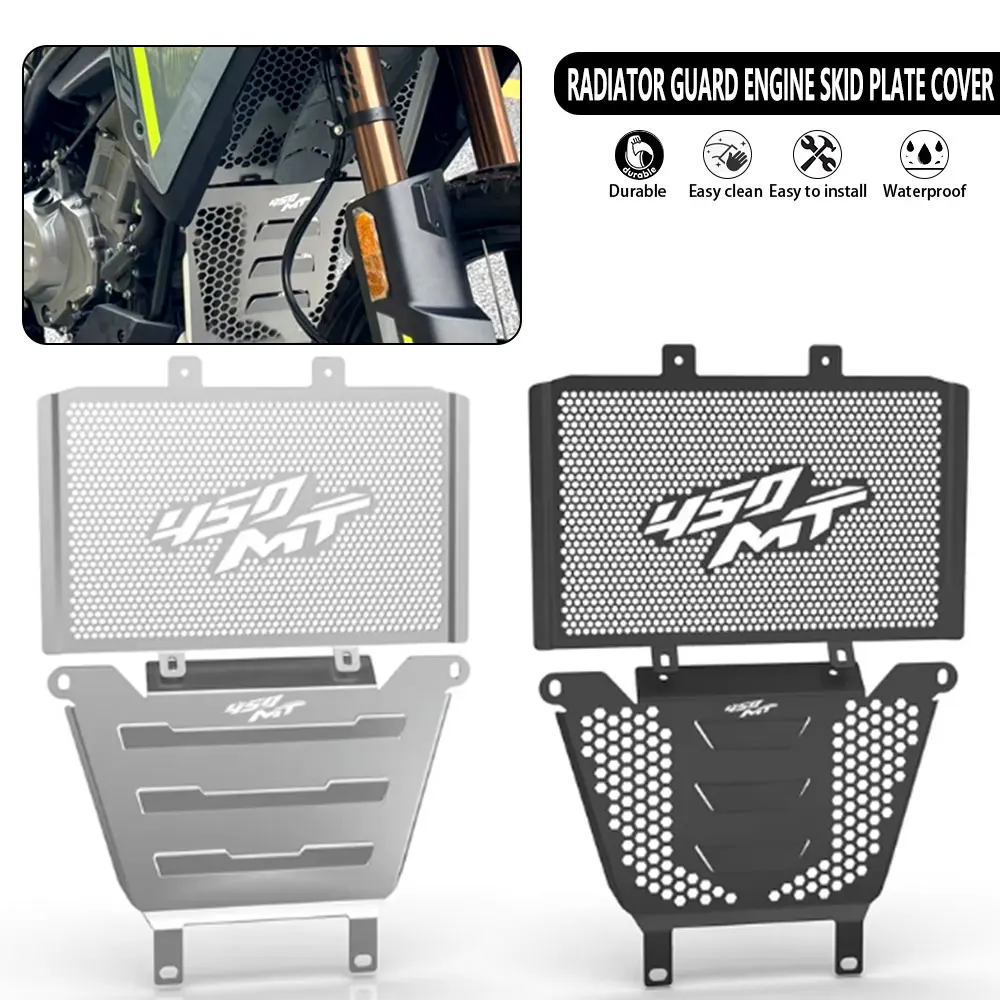 2024 2025 Ibex 450 MT450 2026 Front Shield Protection Engine Cover Fan Protector For CFMOTO CF MOTO 450MT 450 MT Radiator Guard