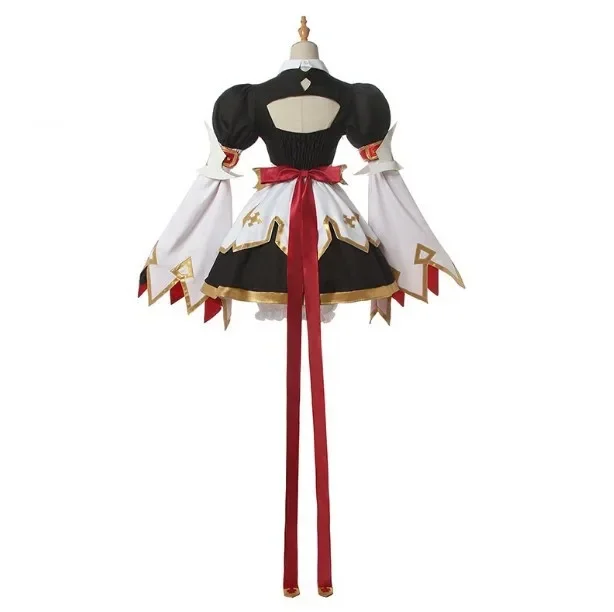 Costume Cosplay de Fate/Grand Order Apocpoppha pour Homme et Femme, Tenue Cosy OlNuremberg Rose, Perruque Complète Trempée, 03/Halloween, Jeu Cool