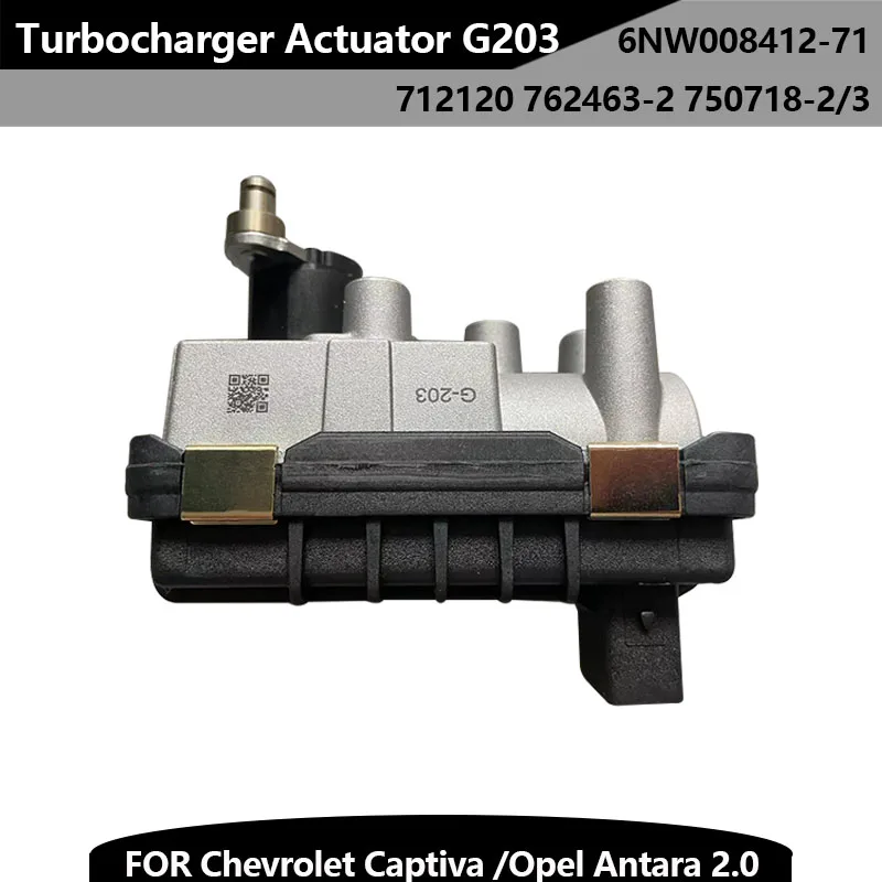 New G-203 6NW008412-71 712120 712120 Turbo Electronic Actuator for Chevrolet Captiva/Opel Antara 2.0