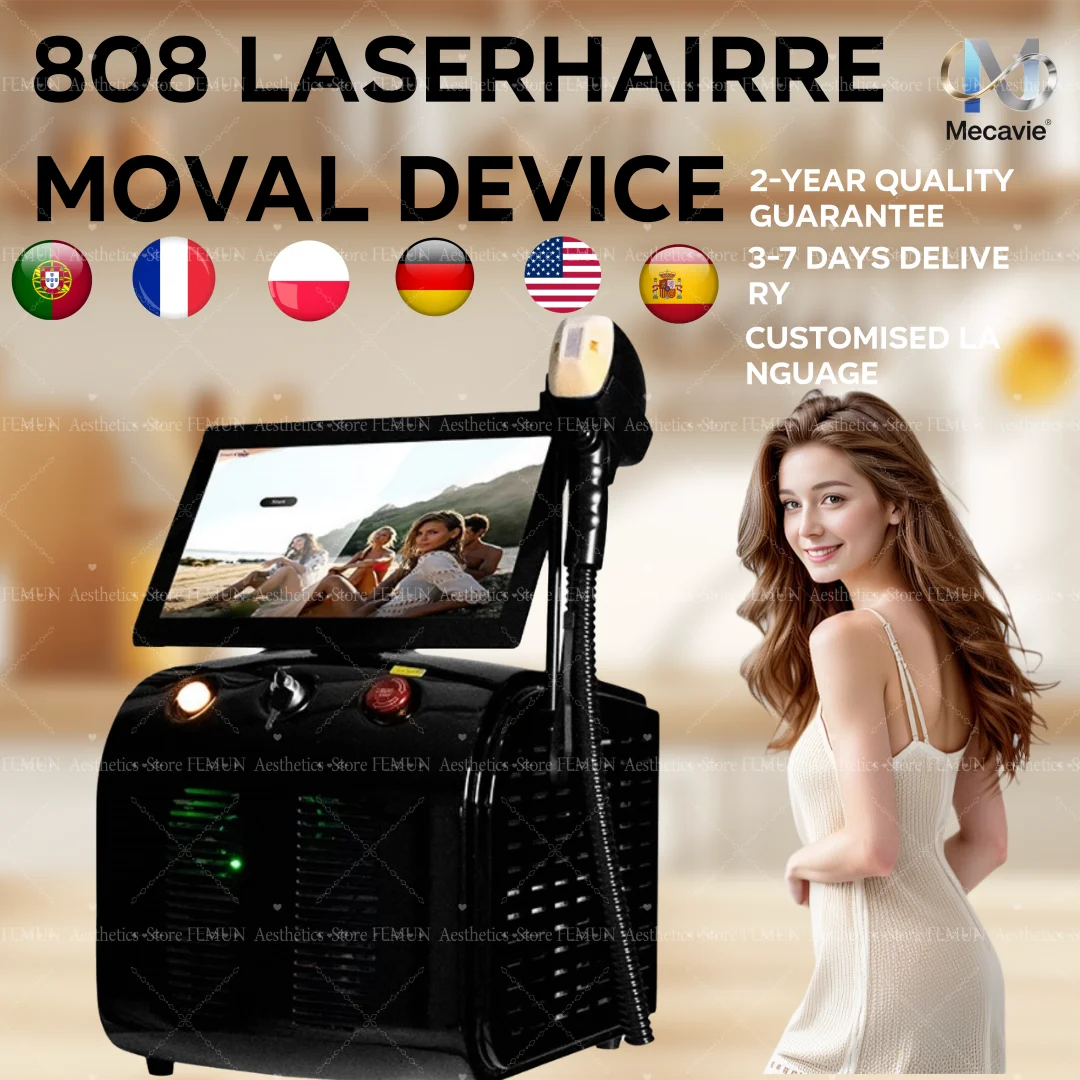 

4 Waves 755 940 1064 808nm Diode Laser Hair Removal Portable Triple Wavelength Skin Rejuvenation Ice Platinum Depilacion CE