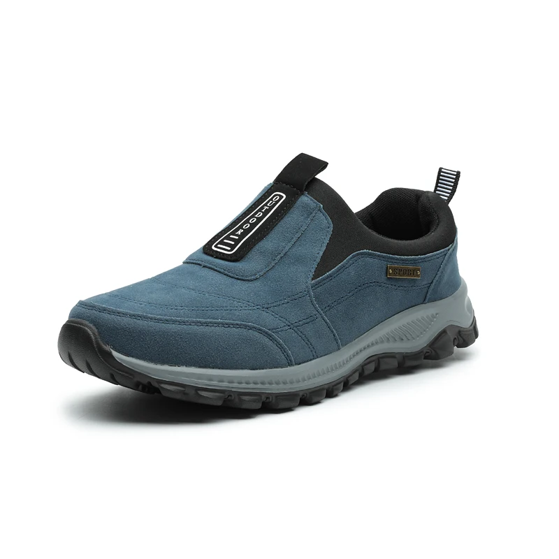YRZL Man Non-slip Sneakers Wear-Resistant Hiking Shoes Mens Outdoor 2024 Fashion Comfortable Sneakers Sports Male Walking Shoe