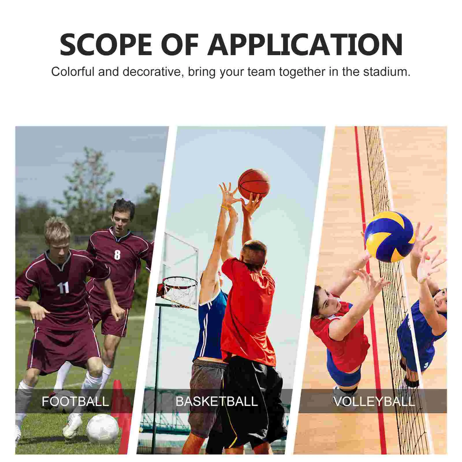 4 Pcs Adult Captain Armband Elastic Bright Armbands for Captains Sports Nylon Captain's Portable