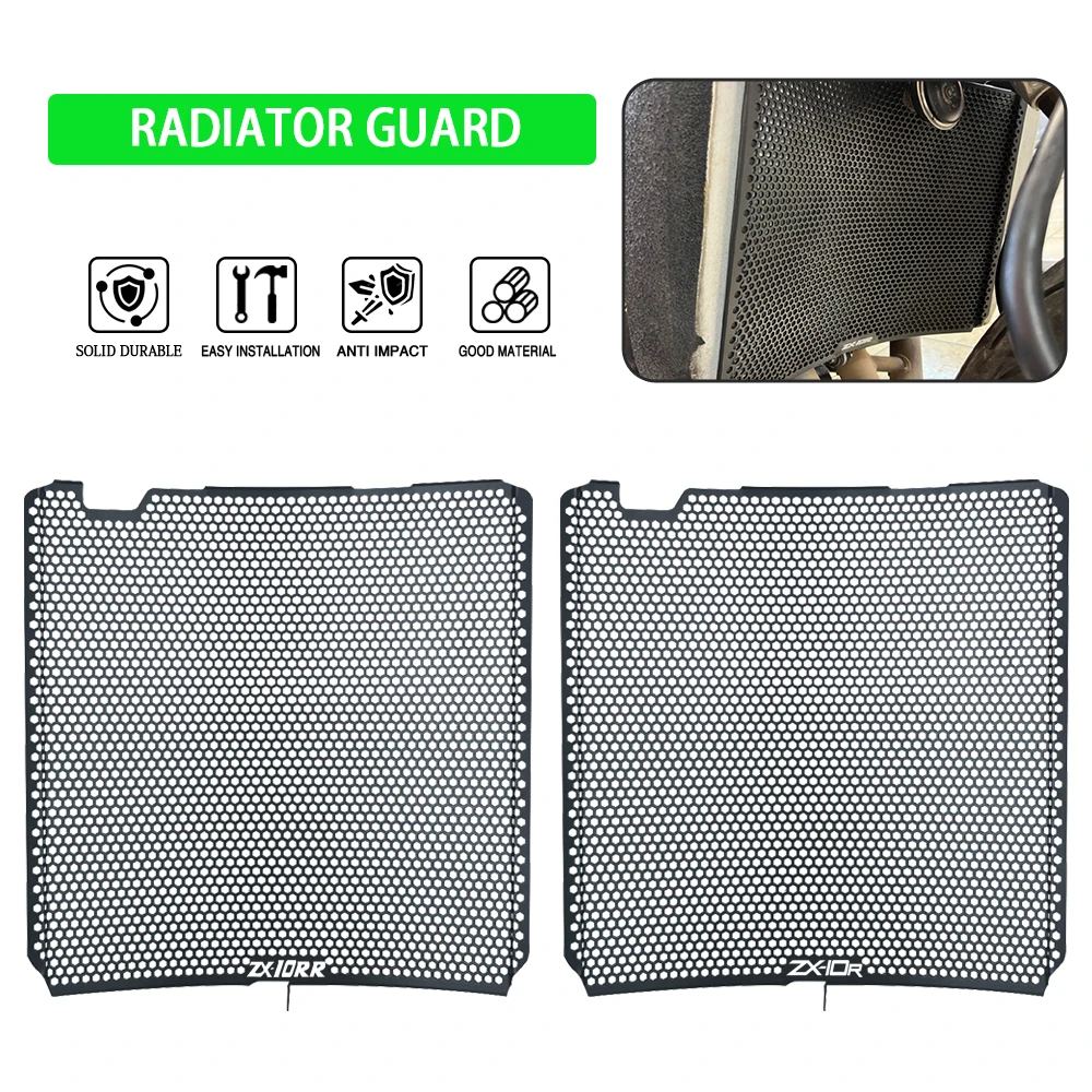 For Kawasaki NINJA ZX-10R ZX10R 2008 2009 2010 2011 2012 2013 2014 2015 2016 2017 2018 2019 2020 Radiator Grille Guard Cover