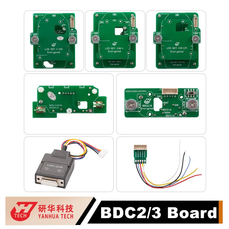 

Yanhua ACDP for BMW BDC2/ BDC3/ BCP/ LCD Key (Encrypted Chip) Copy Interface Board Kit Used with Module38 License
