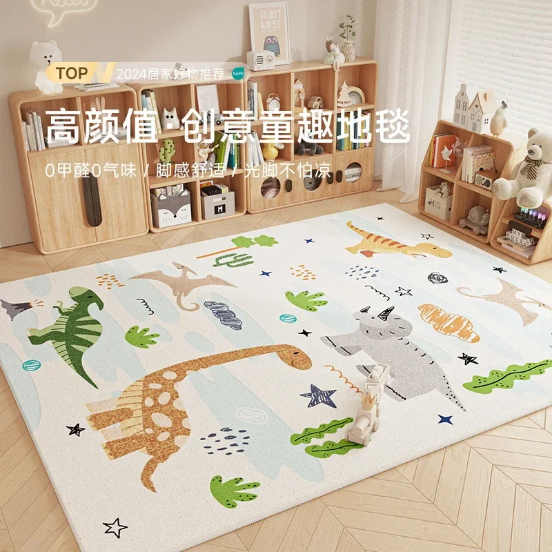 EK003 HJB Bedside blanket cartoon simple moisture-proof non-slip cool carpet