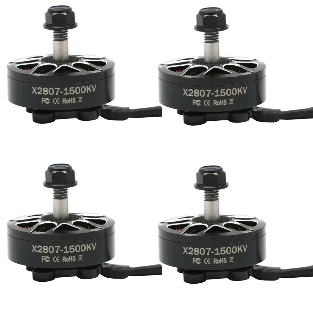 

Бесколлекторные моторы Uangel 4 шт. X2807 2807 1300KV 4S 1500KV 1700KV 6S для FPV-дронов, фристайла, 7-дюймовых дальнобойных дронов LR7, запчасти для DIY-сборки