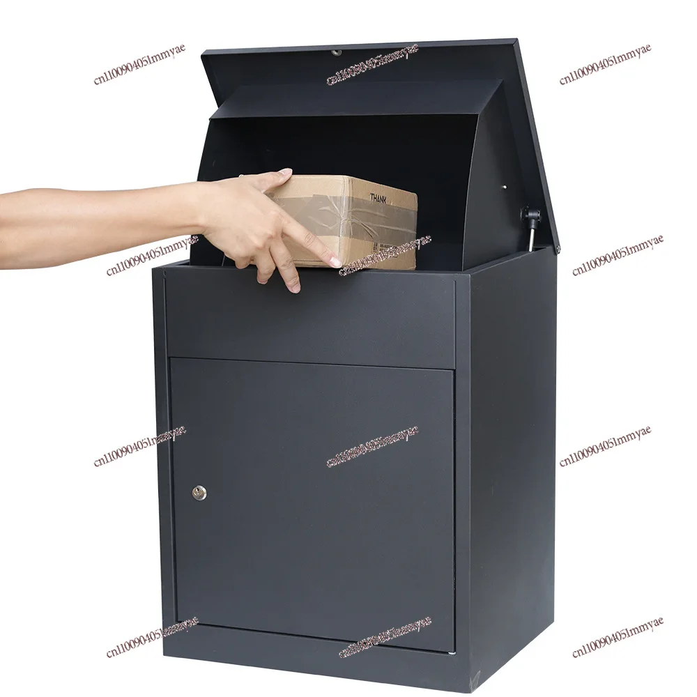 Large Wall mounted Vertical Outdoor Express Parcel Box Durable Waterproof Outdoor Storage Cabinet for Home Garden