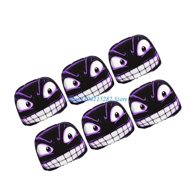 

Чехлы на подголовники с забавными мультяшными глазами, легко чистящиеся, универсальные дорожные аксессуары с юмористическими для