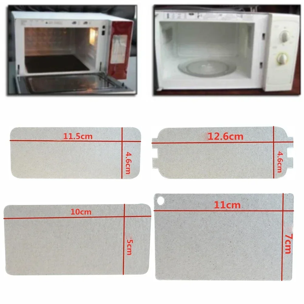 1pc Mica Plate Oven Waveguide Waveguide Cover Plate Suitable For Hair Dryer Toaster Microwave Oven Heating Household Appliances