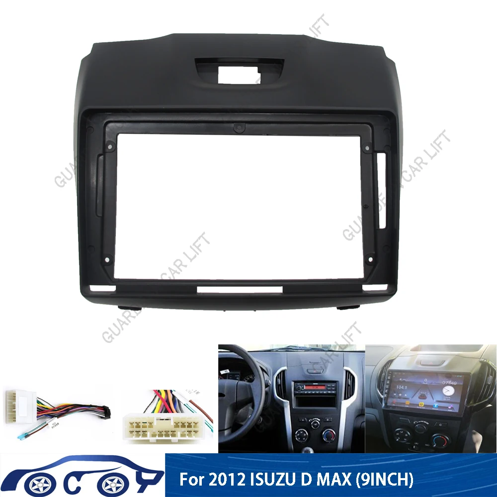 

9 Inch Car DVD Frame Audio Dash Trim Kits Panel Radio Player Screen For Chevrolet Trailblazer Colorado S10 Isuzu D-max MU-X