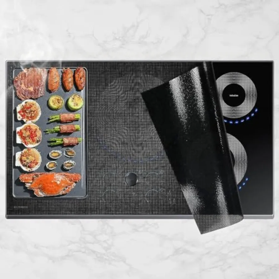 

Large Induction Cooktop tector Mat 2.25.4 INTranslucent ic Electric Stove Burner Covers Antiscratch as GlaTop Stove Cover or El