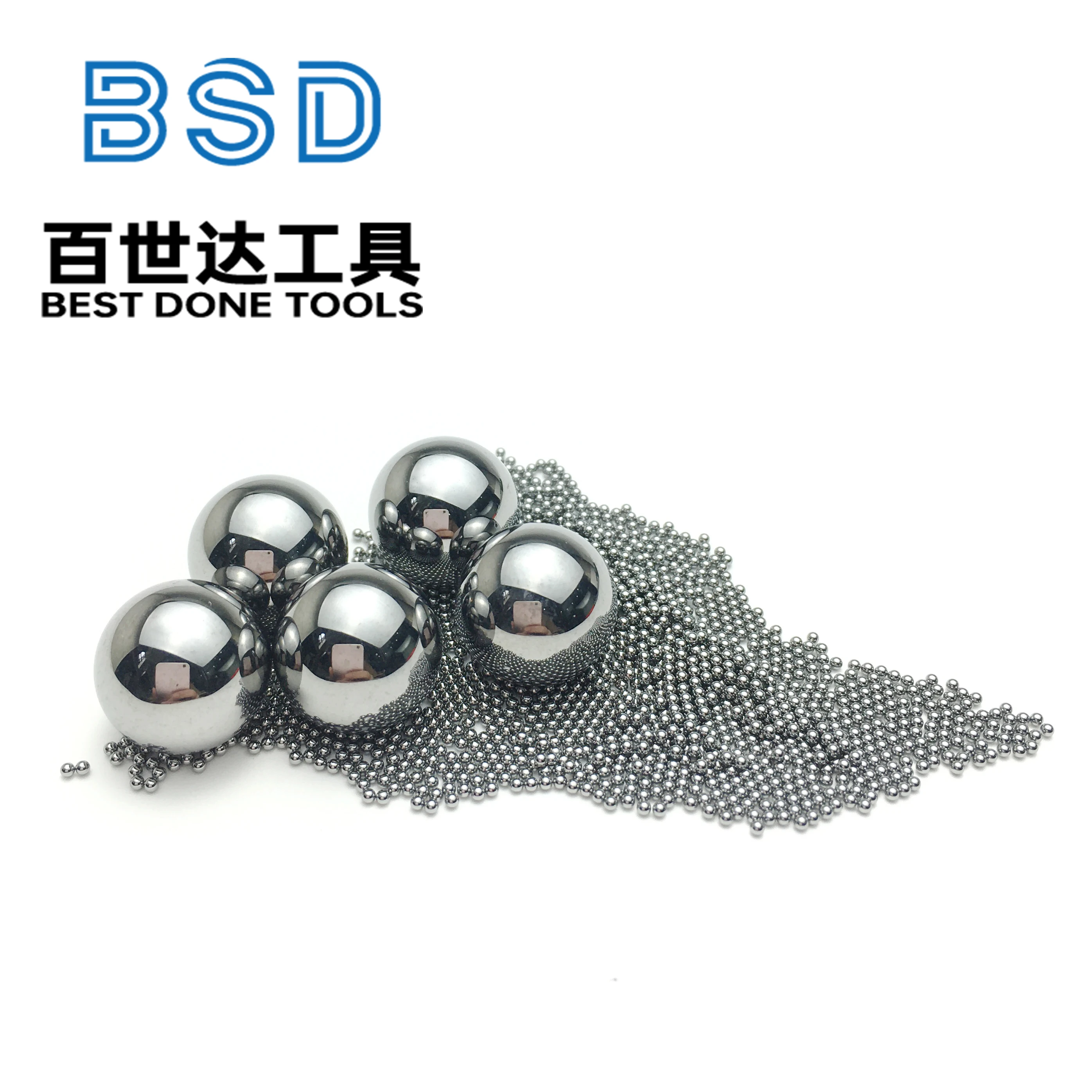 Polished YG6 Diameter 1.1 to 6.5mm Tungsten Cemented Carbide Ball