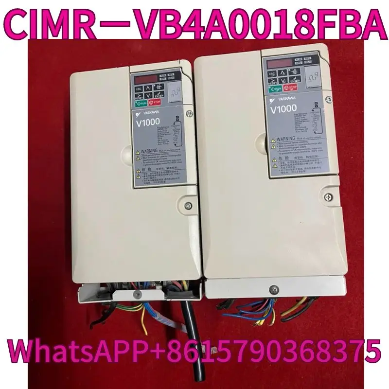 

Used frequency converter CIMR-VB4A0018FBA 5.5kw-7.5kw