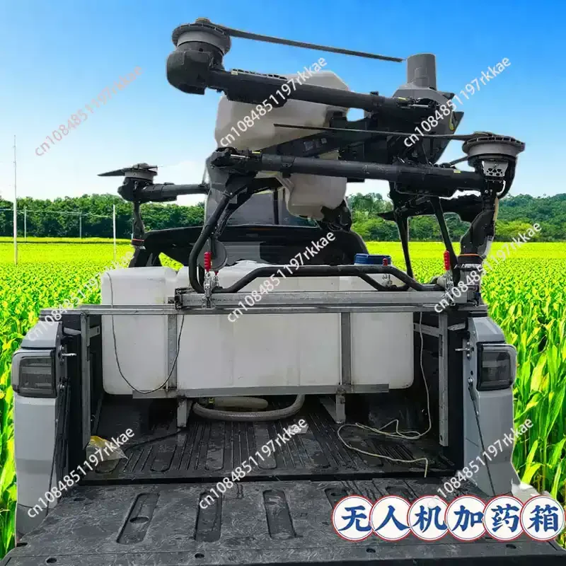 Thickened horizontal plastic bucket 300L200L600L car water tank corrosion-resistant pe equipment square transportation tank