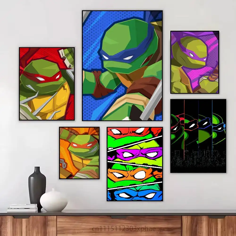 TMNT Teenage Mutant Ninja Turtles Poster Wall art print art suitable for living room bedroom bar parlor home decoration gift