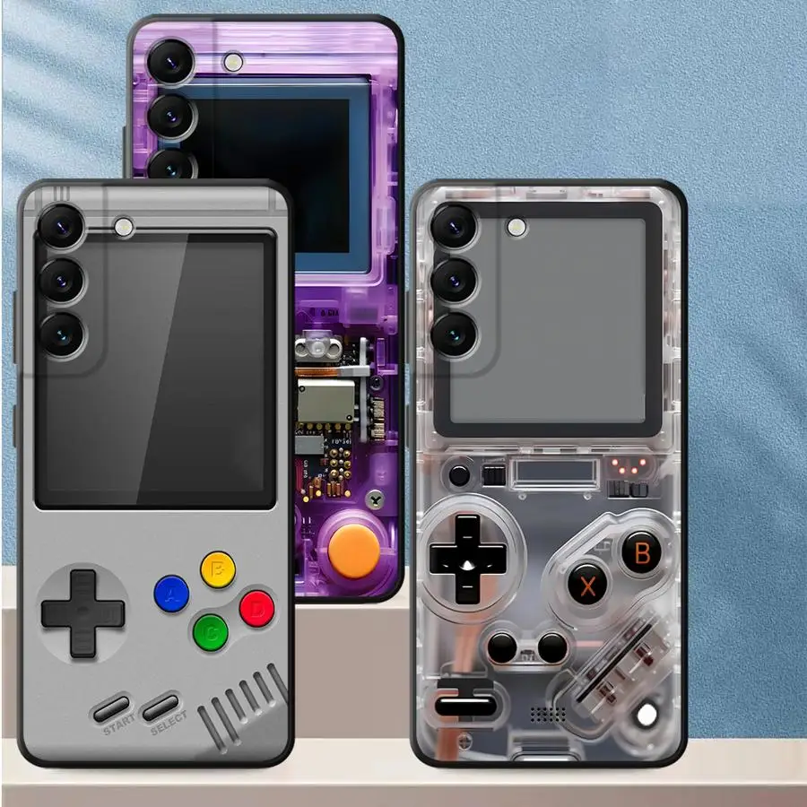 Purple Gaming Console Phone Cover Case for Samsung Galaxy A57 A55 A52 A36 A26 A53 A35 A24 A32 A25 A73 A51 A23 A37 A22 A71 A72