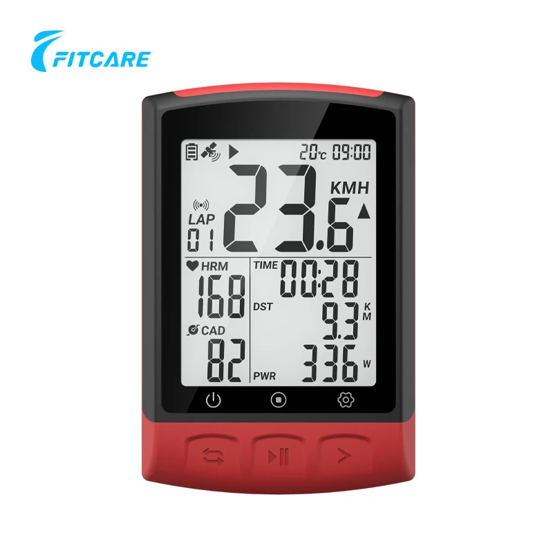 Waterproof GPS Cycling Computer Wireless Bike Computer Cycling Odometer for Road Bike MTB Bicycle