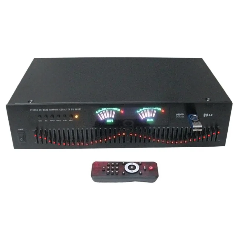 40 segments 5.0 lossless bluetooth plug-in card stereo eq high and medium bass home equalizer tuner