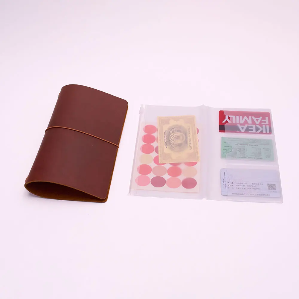 

Чехлы для журналов из натуральной кожи с сумкой для хранения из ПВХ, 5 размеров, 11 цветов, чехлы для ноутбуков Crazy Horse из натуральной кожи в стиле ретро TN, сделай сам