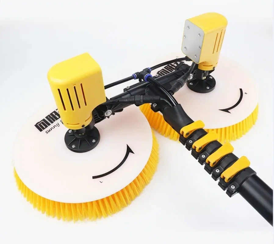 

Double Head 3.5/5.5/7.5 Meter Solar Panel Electric Cleaning Tool Rotary Brush For