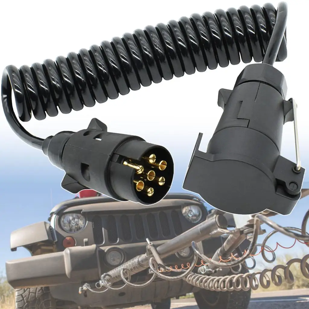 

3M 7 Pin Truck Light Board Extension Cable Trailer and Power Supply Wire Plug Vehicle Socket Extension Wiring Car Accessories