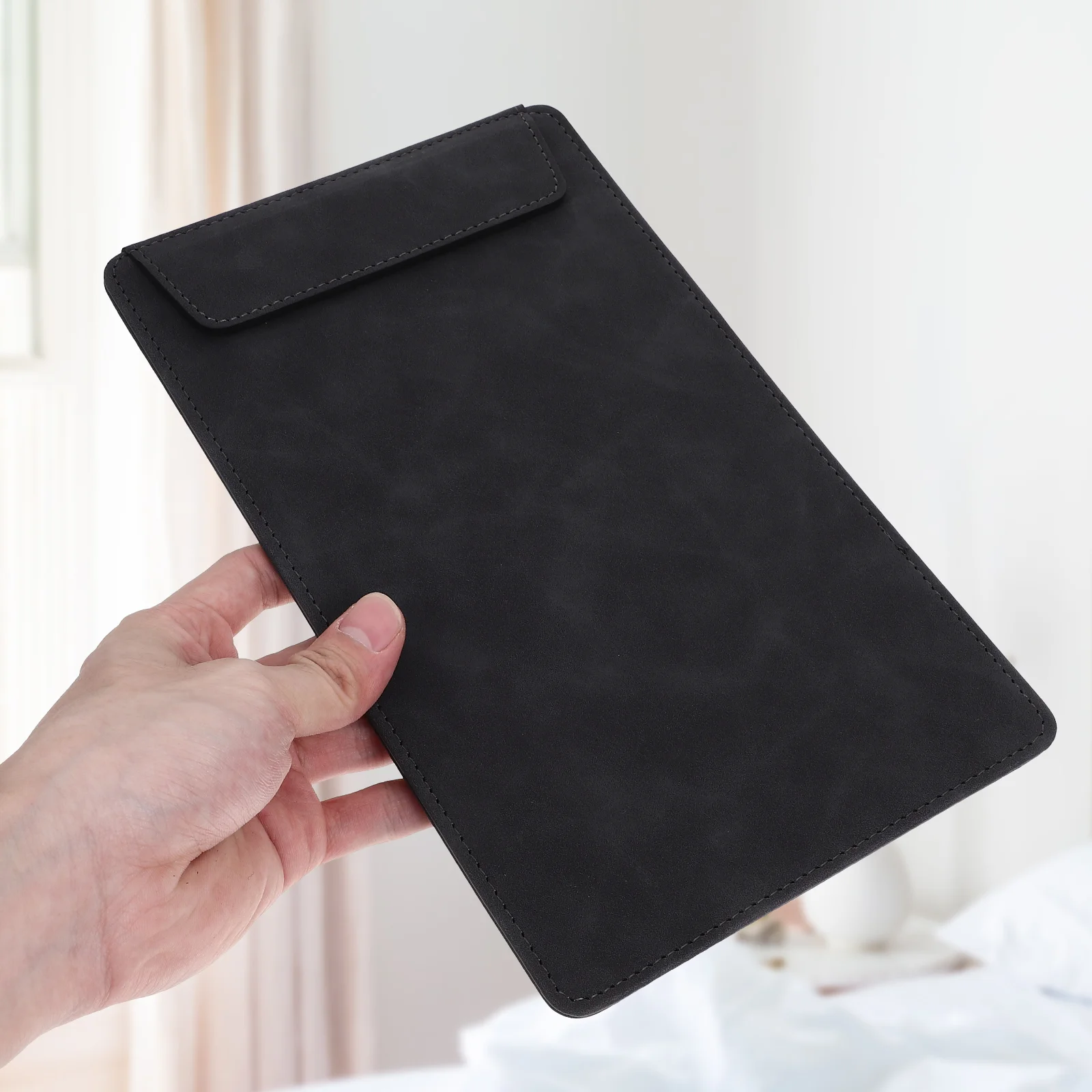 

Leather Clipboard A5 Clip Boards Low Magnetic Profile Clipboard Conference Writing Hardboard Document File Folder Nurse