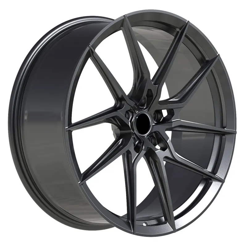High Quality Custom Aluminum Alloy Forged Car Wheels Rims 45mm ET 120mm PCD CNC Machining Process Passenger Cars