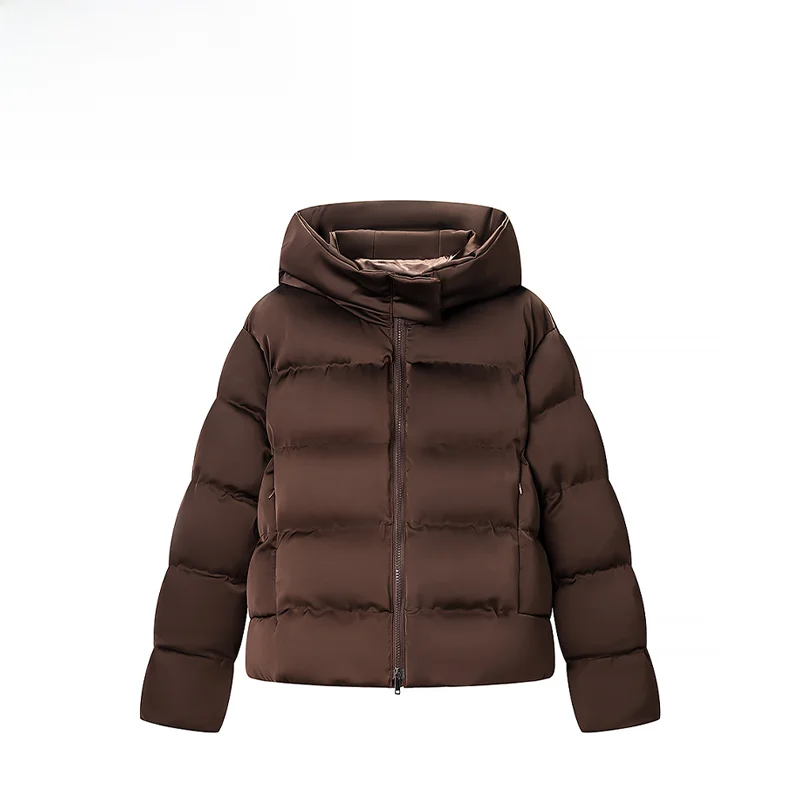 

Модная простая осенняя женская куртка из хлопка, новая, с мягкой подкладкой, универсальная базовая хлопковая куртка