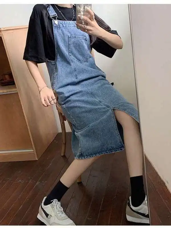 

Large Size Summer Skirt for Women Chubby Pearaped Figur High Waist A-Line Long Dr Ciwalk Cotton PVC Zipper Bal