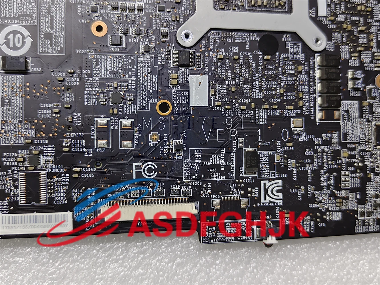 Original MS-17E91 ver 1.0 is suitable for msi ge75 notebook MS-17E9 motherboard I7-10750H N18E-G1-B-KB-A1 100% test work