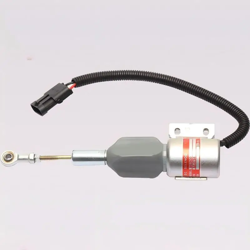 Good 3932530 3932529 Flameout Solenoid Valve 12V 24V for Hyundai R220-5 R210-3 Excavator for Cummins