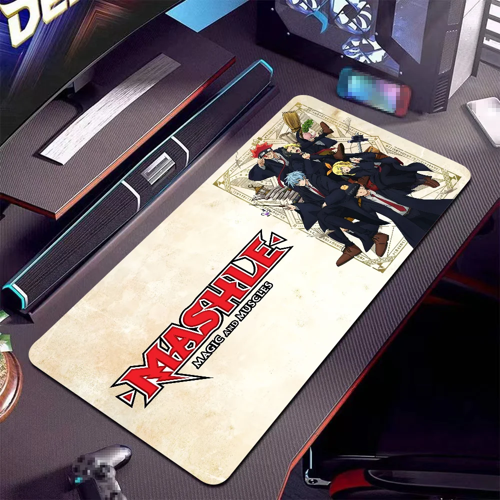 

M-Mashle Magic And MuscleS Mousepad Large Anti-Slip Mouse Pad Stitched Edges Mat Durable Desk Laptop Gaming​ Keyboard Pad XXL
