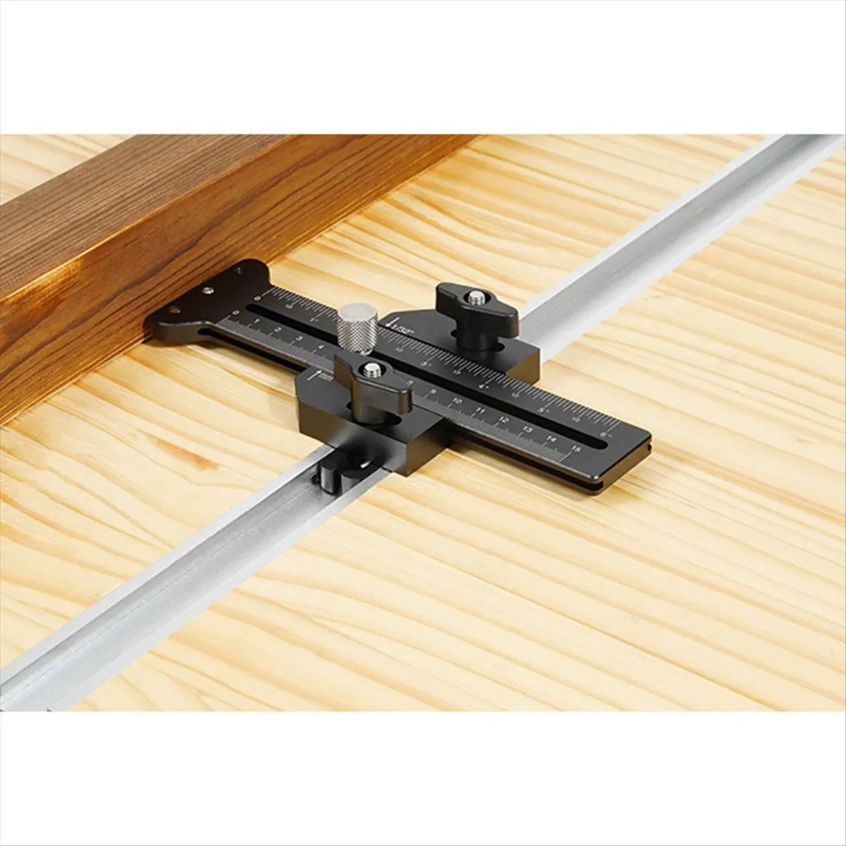 lookme Thin Rip Jig, Table Saw Jig Guide for Making Repetitive Narrow Strip Cuts,3 Pulleys Fast Thin Ripping Guide Black
