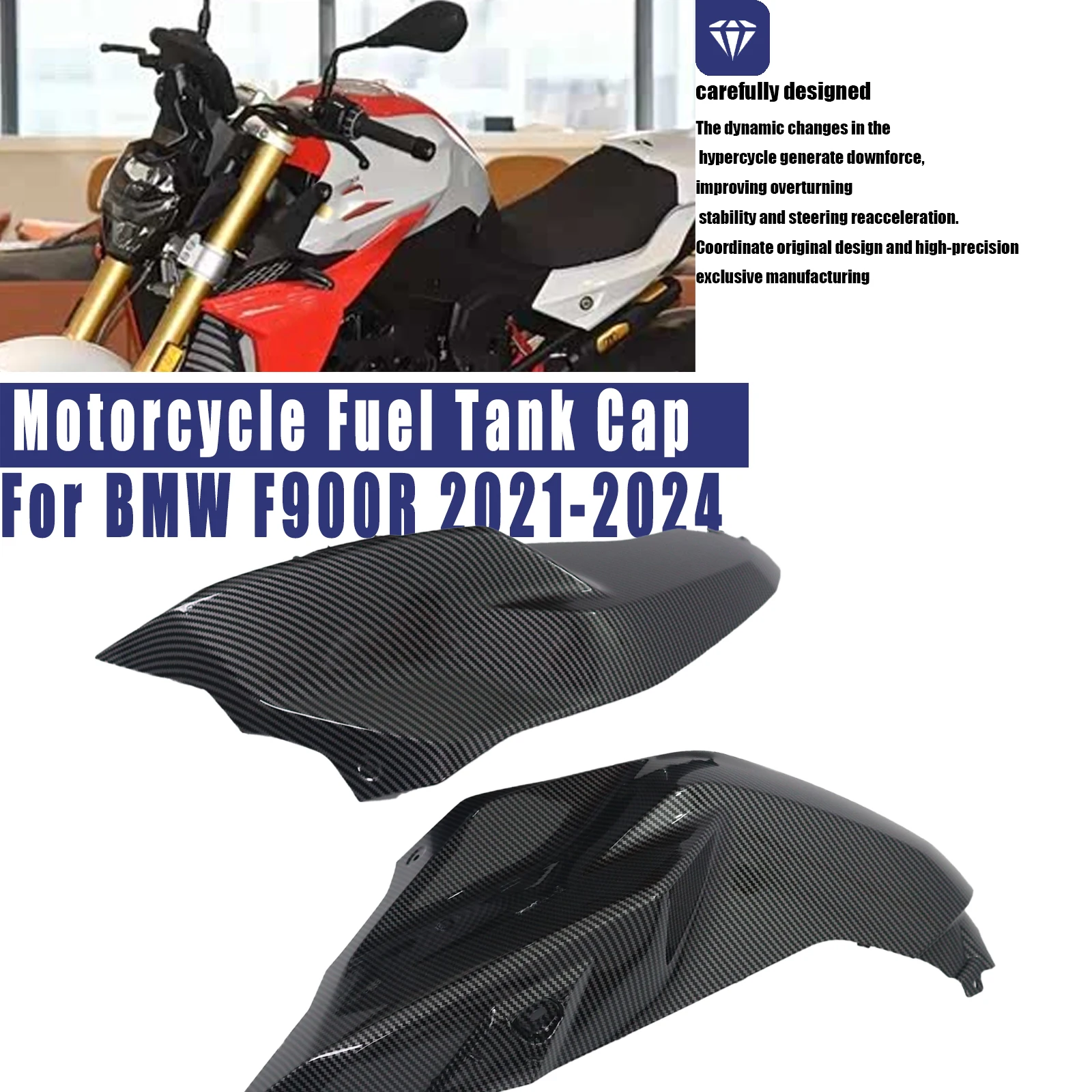 For BMW F 900R F900 R F900R 2021 2022 2023 2024 Motorcycle Accessories Side Fuel Tank Cap Shell Body Kit Protection Fairing Fit