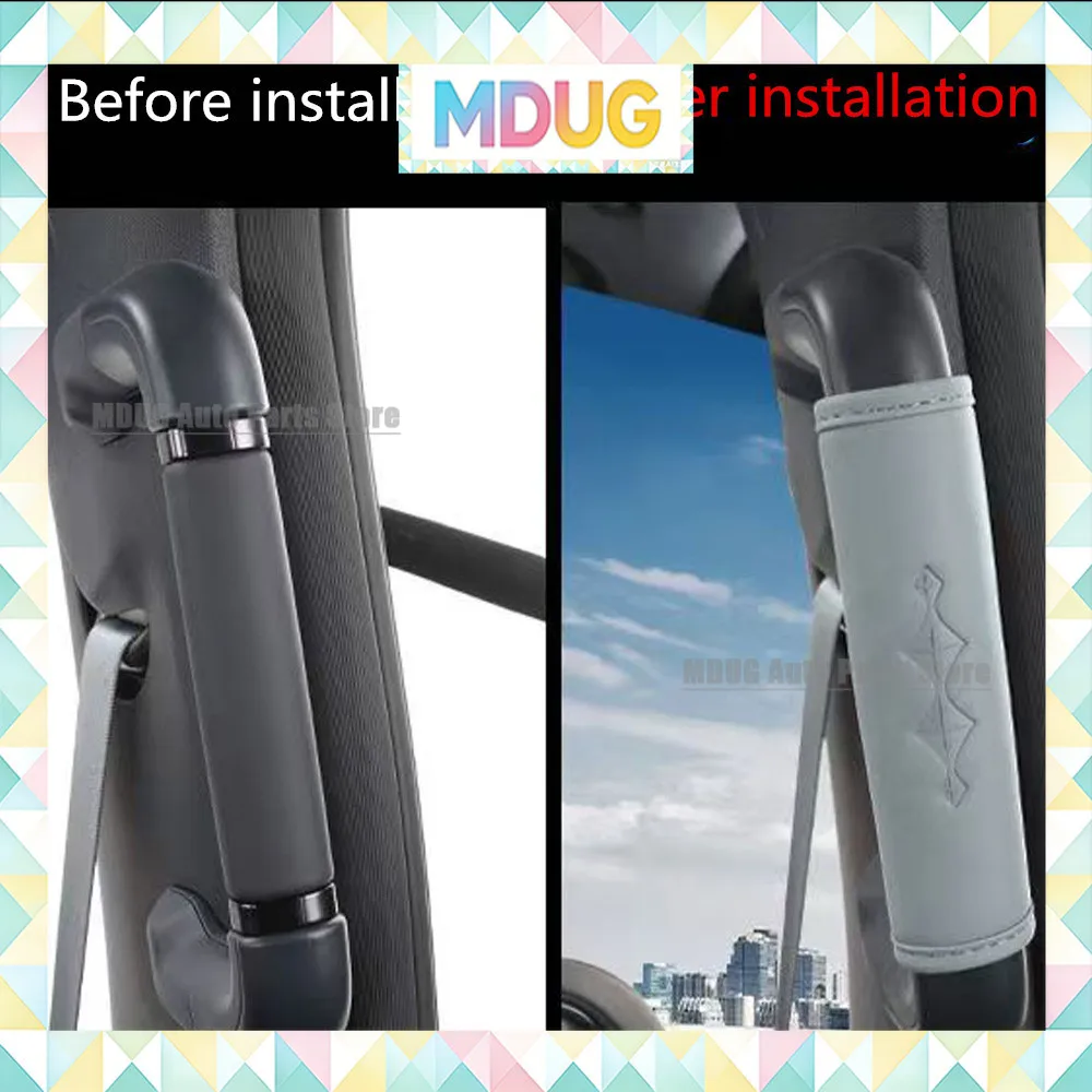 MDUG Roof Glove Modification Front Door Handle Cover Anti Dirt Protection Pad Interior Supplies For BYD Equation Leopard 5