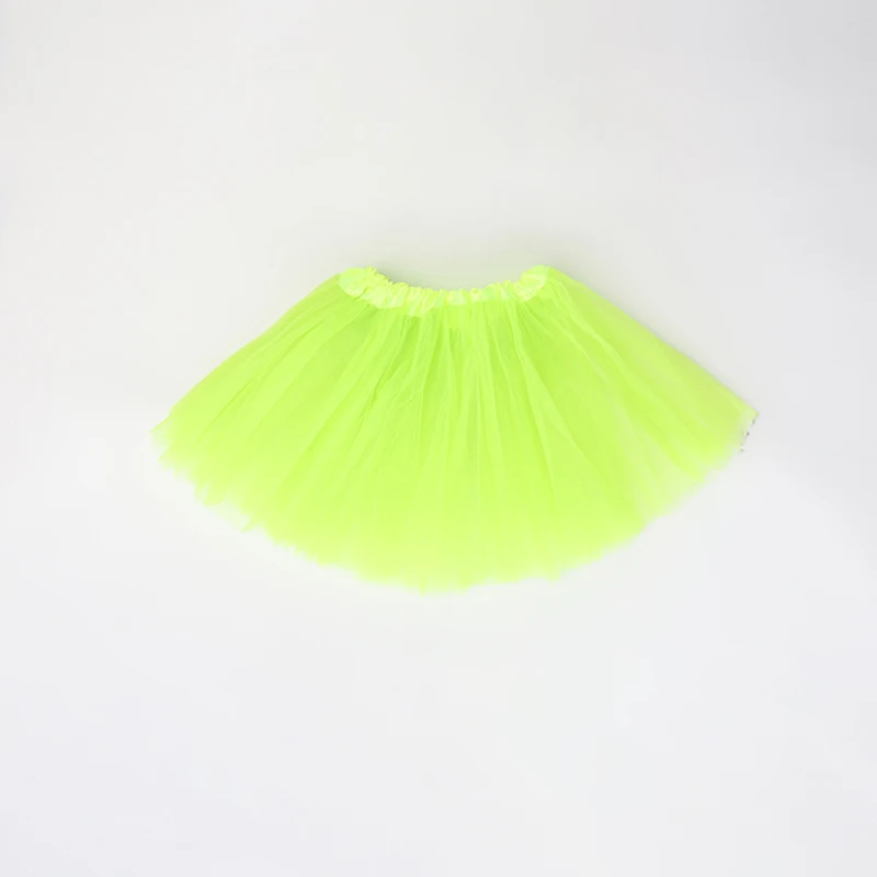 Summer Kids Baby Dance Tutu Skirt For Girl 3 Layers Tulle Toddler Lace Pettiskirt Dance Skirt