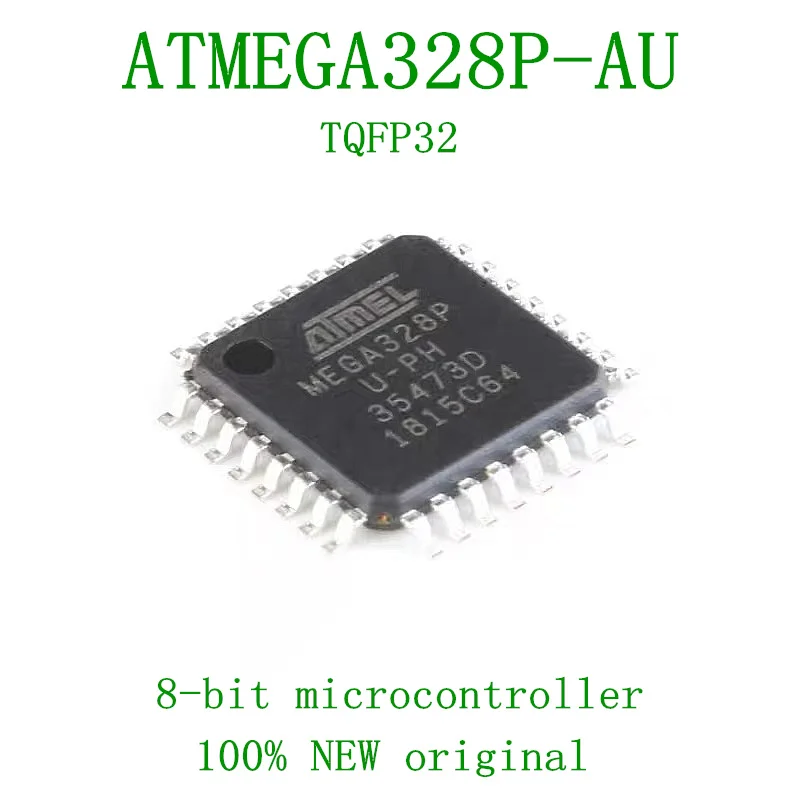 

ATMEGA328P-AU Microcontroller with 32KBytes InSystem, Programmable Flash, 100% New