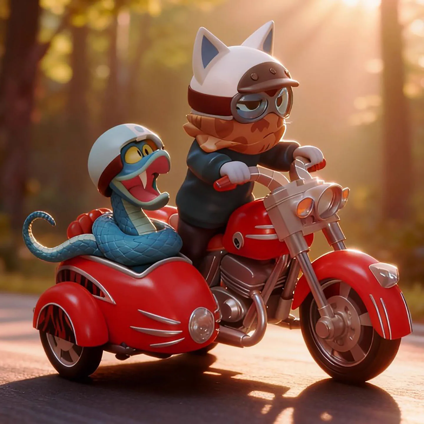 Nowa seria Disney Zootopia Crazy Rides - figurki kolekcjonerskie w niespodziance, ozdoby na biurko, modne kolekcje, prezenty urodzinowe dla dzieci.