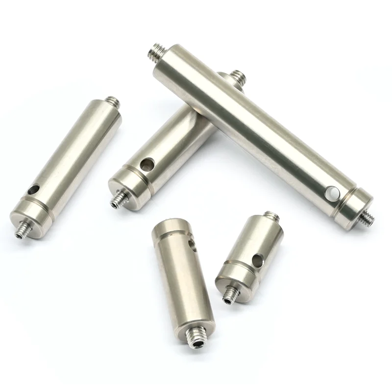 12.7mm Diameter Stainless Steel Optical Post Support Rod with M4&M6 External Thread for Lab Optical Setup