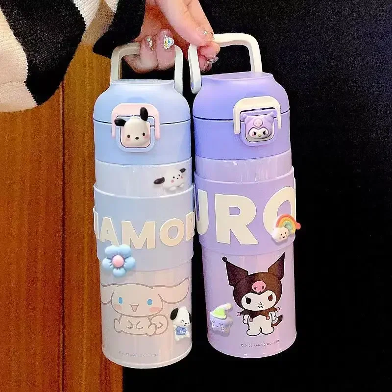 

Sanrio My Melody Cartoon Thermos Cups Cute 316 Stainless Cup Steel Portable Travel Water Bottle 400ml/500ml Water Cup of Gifts