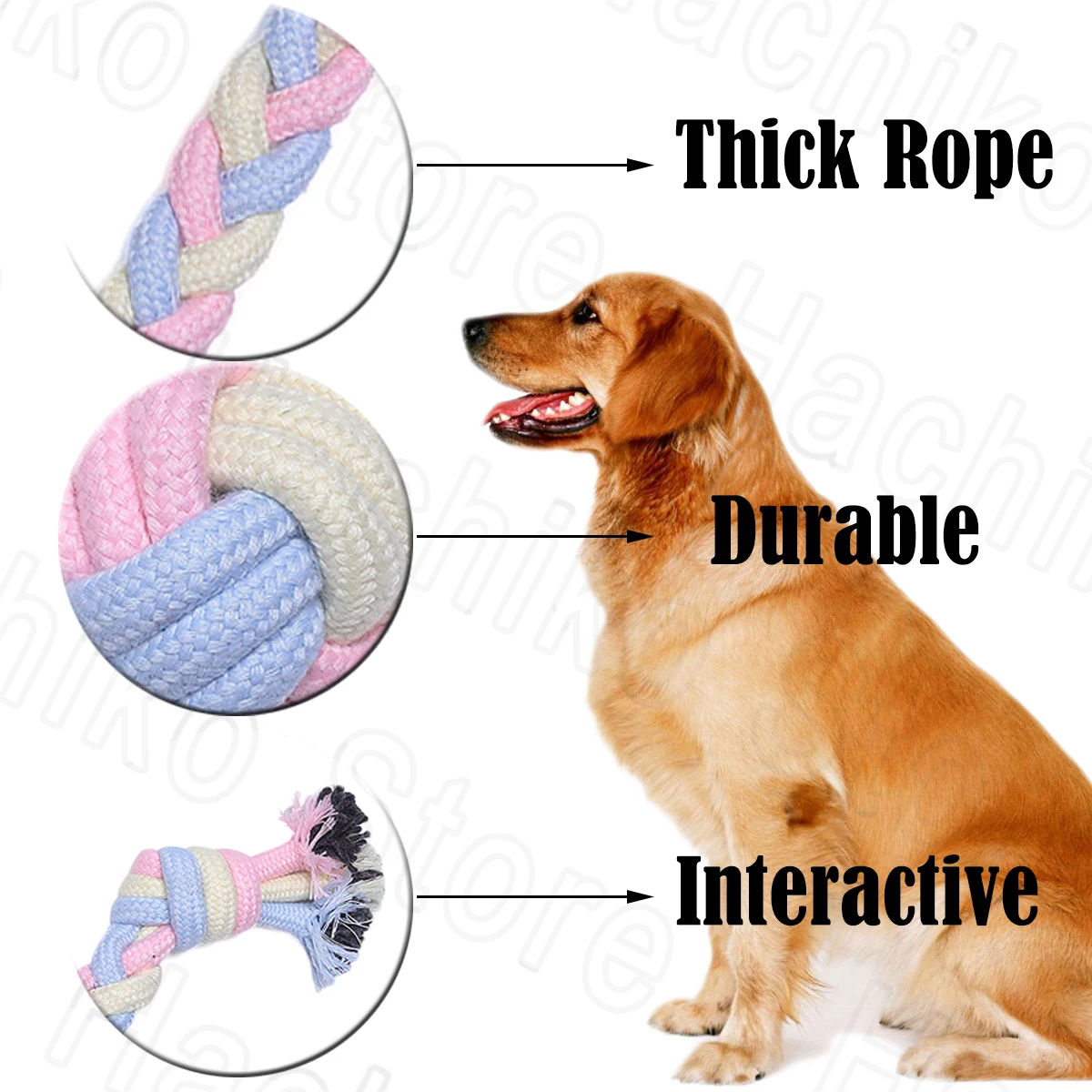 Dog Toys For Small Dogs Aggressive Chewers Interactive Indestructible Dog Toys Rope Activity Intelligent Pet Dog Accessories