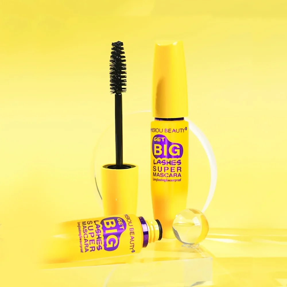 Black 3D Mascara Eyelashes Professional Brush Long-Lasting Waterproof Curl Thickening Lengthening Natural Eye Makeup Cosmetics