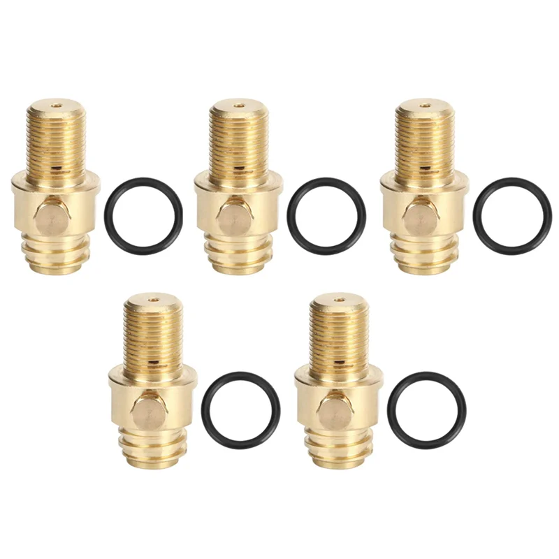 

COSW-5X Клапан баллона с газировкой Адаптер для заправки CO2 Конвертер M18X1,5, Адаптер для заправки баллона с газировкой для резервуаров Sodastream