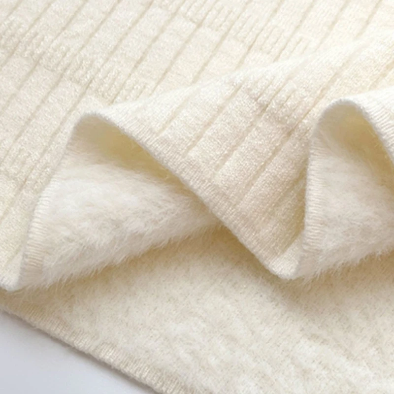 Autumn Winter Turtleneck Sweater Women Elegant Thicken Velvet Lined Warm Sueter Fleece Knitted Pullover Slim Knitwear Jumper