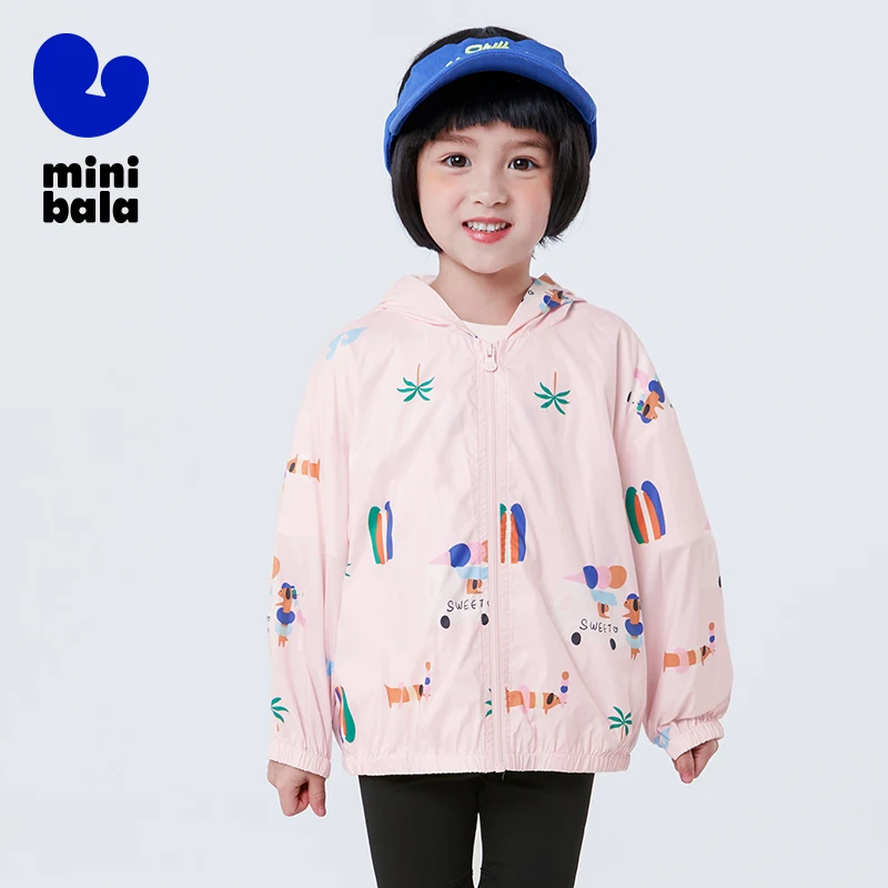 Mini Bala Casual Wear Kids 2024 New Summer Portable Sun Protection Cool-Feeling Anti-UV Jacket image 4