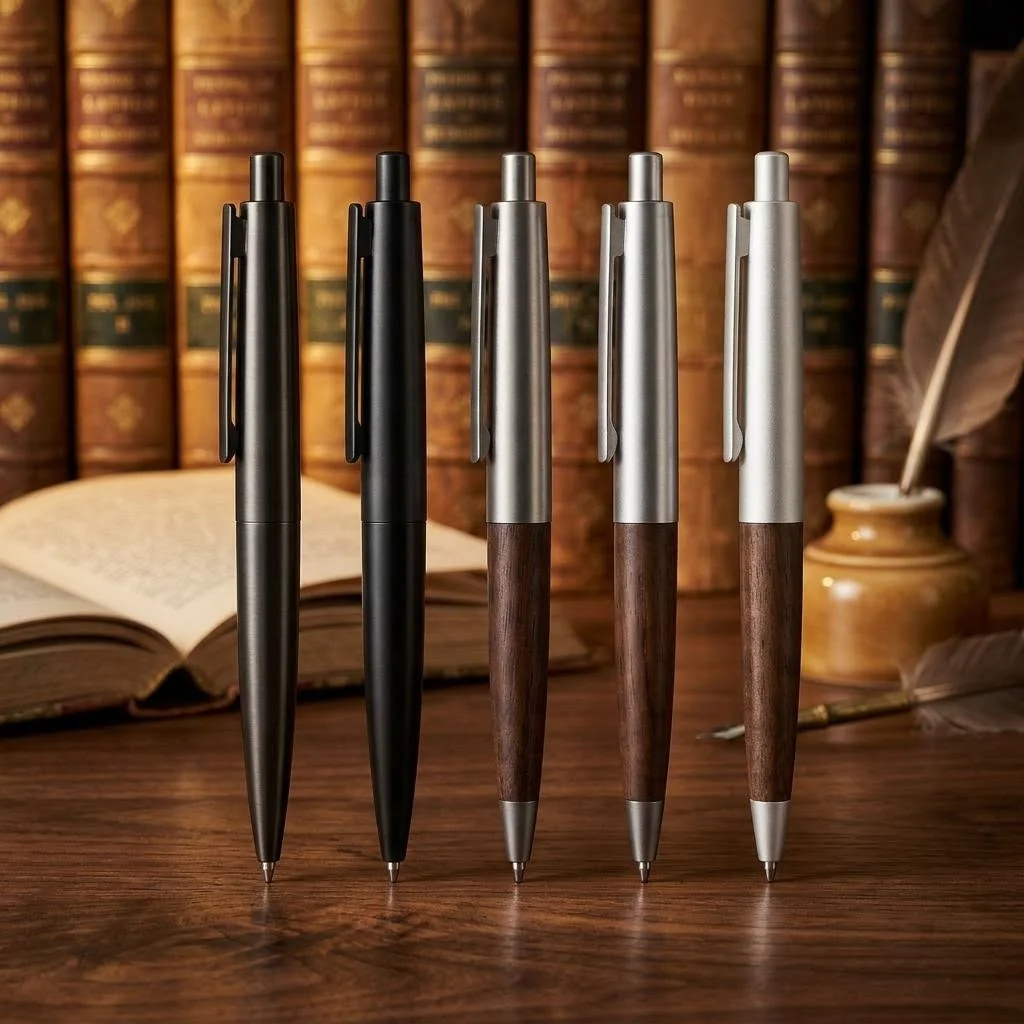 

Deli A9PRO 0.5/ 0.7/1.0mm Gel Pen Minimalist Advanced MetalLow Friction Smooth Writing Stationery Business Office Signature Pens