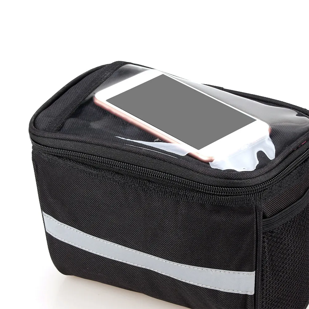 Waterproof Bike Handlebar Bag – Front Basket Storage Organizer for Cycling, Halloween, Christmas & New Year