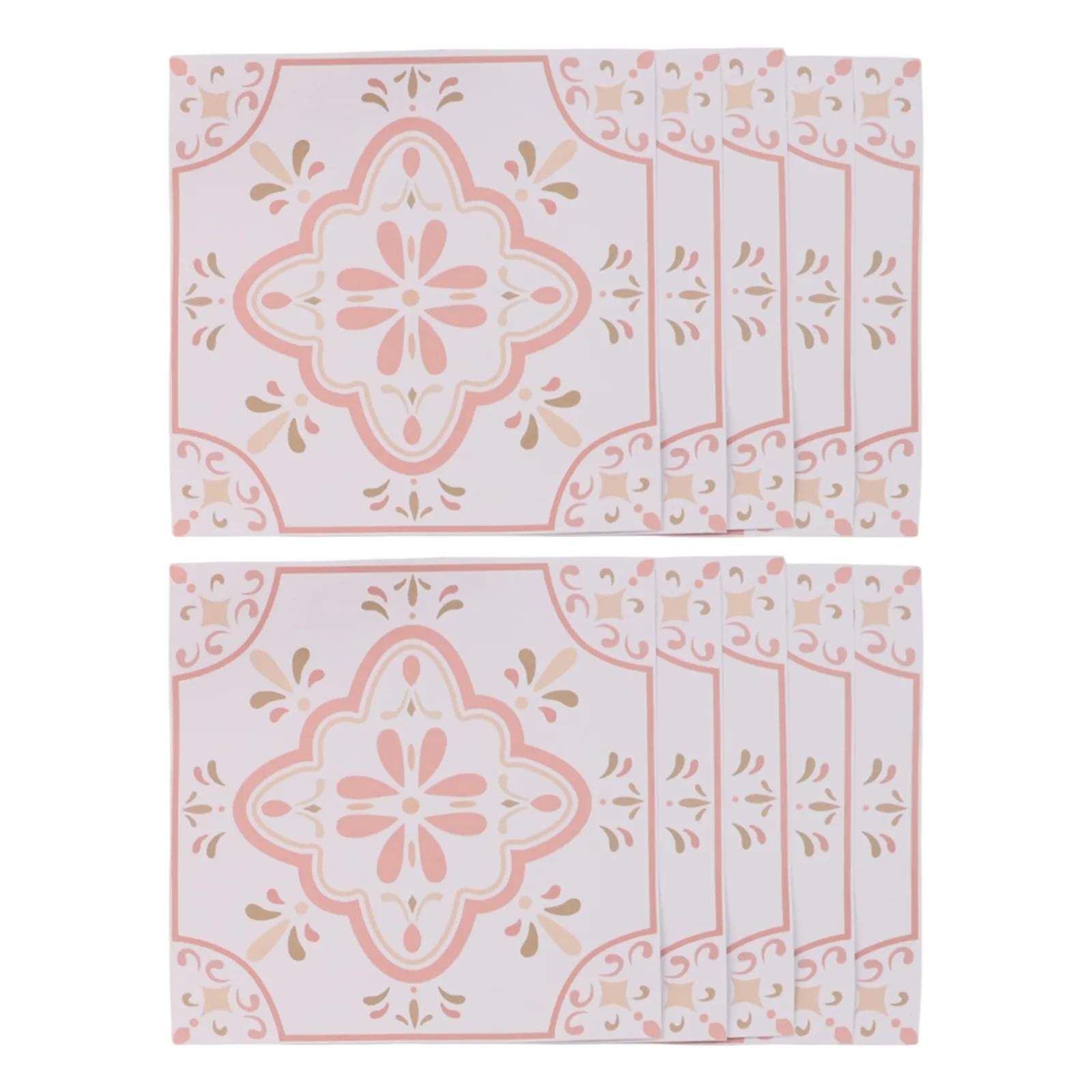 For Bathroom Wall Tile Decals Waterproof Tile Stickers Large 7.87*7.87in Exquisite Design Raised Grain Texture