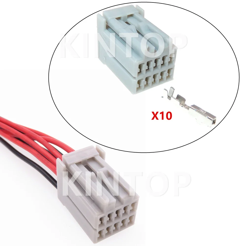 

1 Set 10 Pin Auto AC Assembly Plastic Housing Connector Car Plastic Housing Harness Unsealed Socket For Honda 638207 638207-6