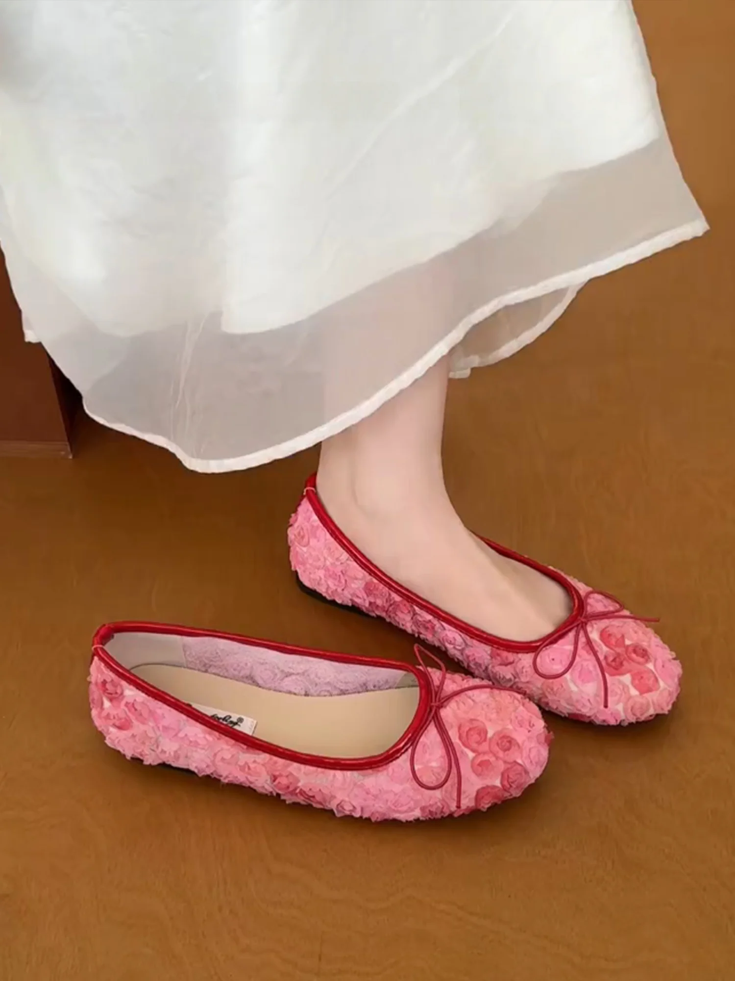 spring-2026-women's-flat-ballet-oes-knot-slip-on-comfortable-eepskin-version-breathable-round-toe-rubber-outsole